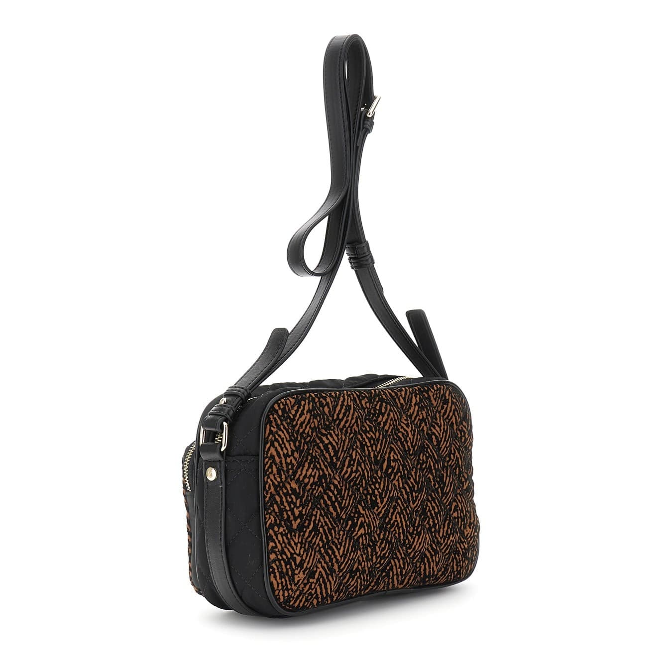 CAMERA BAG TRAPUNTATA IN NYLON CON STAMPA FLOCCATO in Borse a tracolla 3A Moda Mare Sport - Bellaria Igea Marina, commercioVirtuoso.it