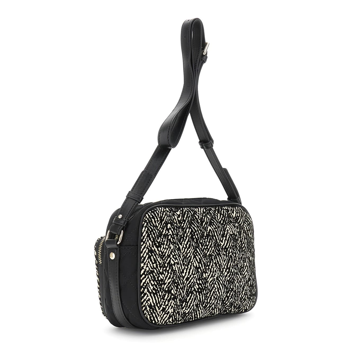 CAMERA BAG TRAPUNTATA IN NYLON CON STAMPA FLOCCATO in Borse a tracolla 3A Moda Mare Sport - Bellaria Igea Marina, commercioVirtuoso.it