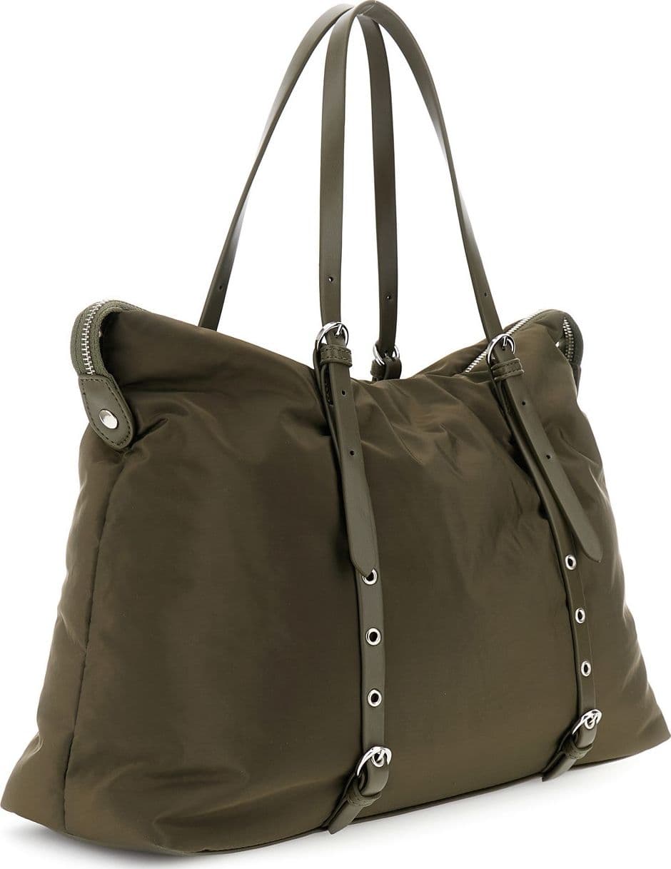 SHOPPING IN NYLON CON CINGHIE REGOLABILI CON FIBBIE E OCCHIELLI A VELA in Fibbie 3A Moda Mare Sport - Bellaria Igea Marina, commercioVirtuoso.it
