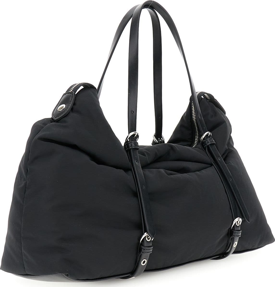 SHOPPING IN NYLON CON CINGHIE REGOLABILI CON FIBBIE E OCCHIELLI A VELA in Fibbie 3A Moda Mare Sport - Bellaria Igea Marina, commercioVirtuoso.it