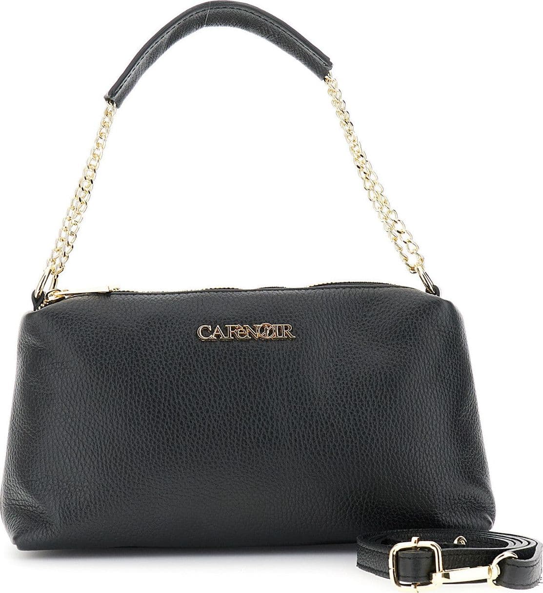 CAMERA BAG IN PELLE CON MANICO IN CATENA CON SPALLACCIO, TRACOLLINA REMOVIBILE in Borse a tracolla 3A Moda Mare Sport - Bellaria Igea Marina, commercioVirtuoso.it