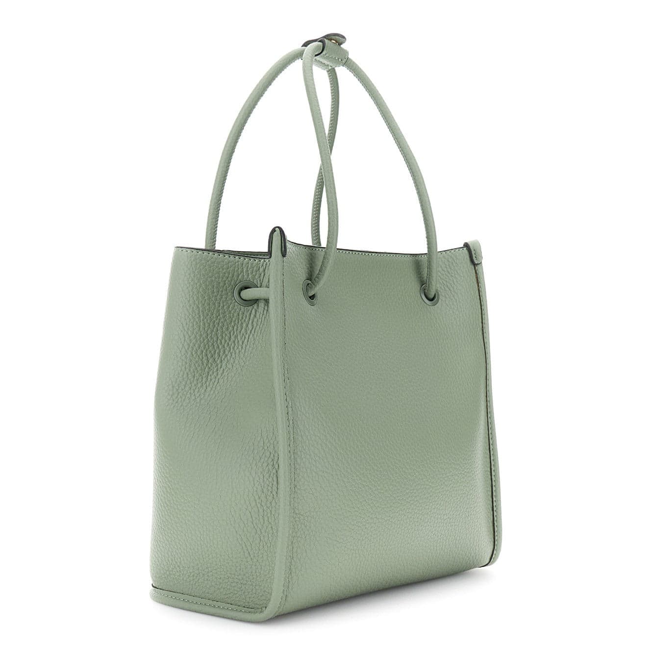 TOTE IN SINTETICO EFFETTO PELLE CON MANICI TUBOLARI, CHARM IN METALLO in Borse a spalla 3A Moda Mare Sport - Bellaria Igea Marina, commercioVirtuoso.it