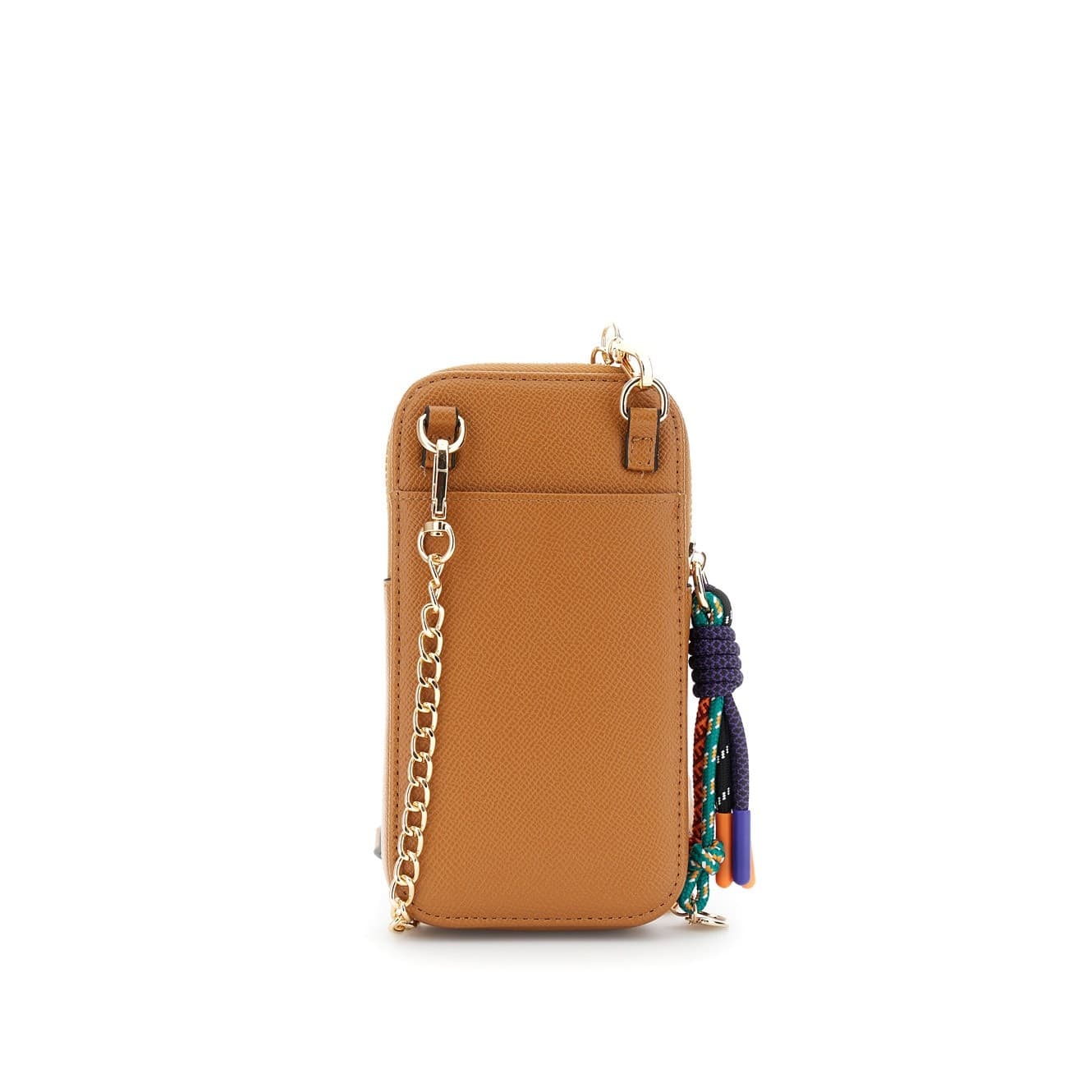PORTACELLULARE IN SINTETICO EFFETTO SAFFIANO CON LOGO E CHARMS MULTICOLOR in Borse a tracolla 3A Moda Mare Sport - Bellaria Igea Marina, commercioVirtuoso.it