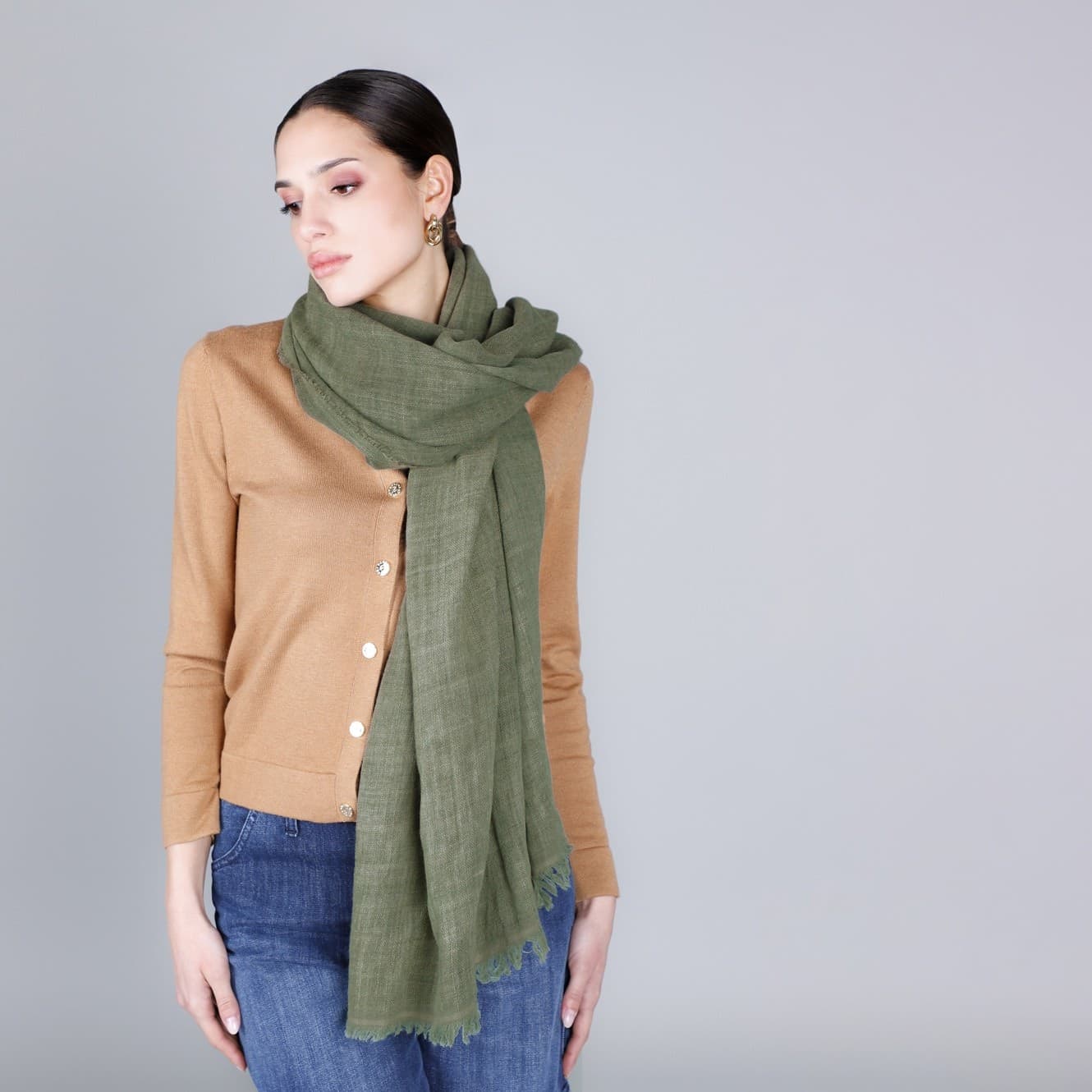 SCIARPA EFFETTO GARZA in Sciarpe 3A Moda Mare Sport - Bellaria Igea Marina, commercioVirtuoso.it