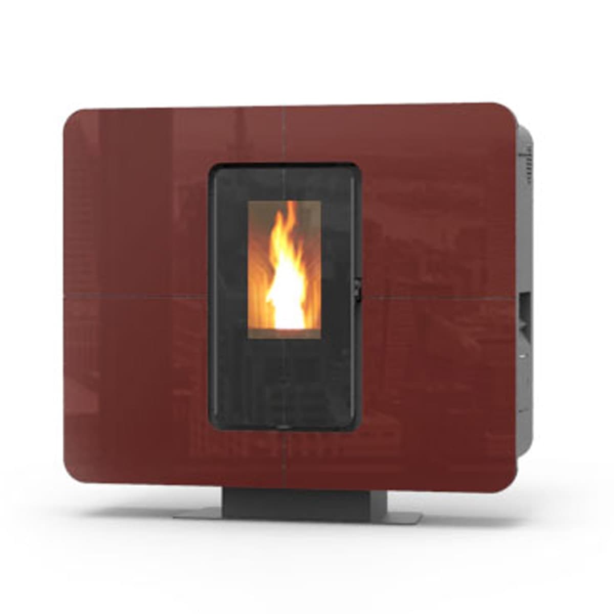 Thermorossi Termostufa a Pellet SlimQuadro Idra Cristallo 14,3 kW in Candele di accensione Masterbrico - Longobardi, commercioVirtuoso.it