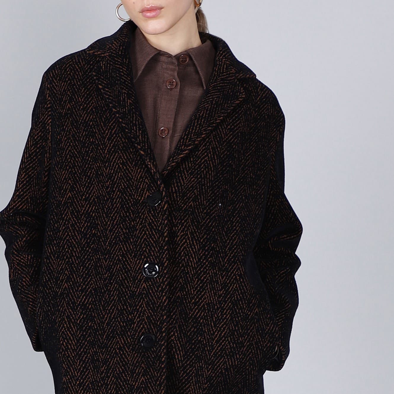 CAPPOTTO MONOPETTO TESSUTO FLOCCATO in Felpe con cappuccio 3A Moda Mare Sport - Bellaria Igea Marina, commercioVirtuoso.it