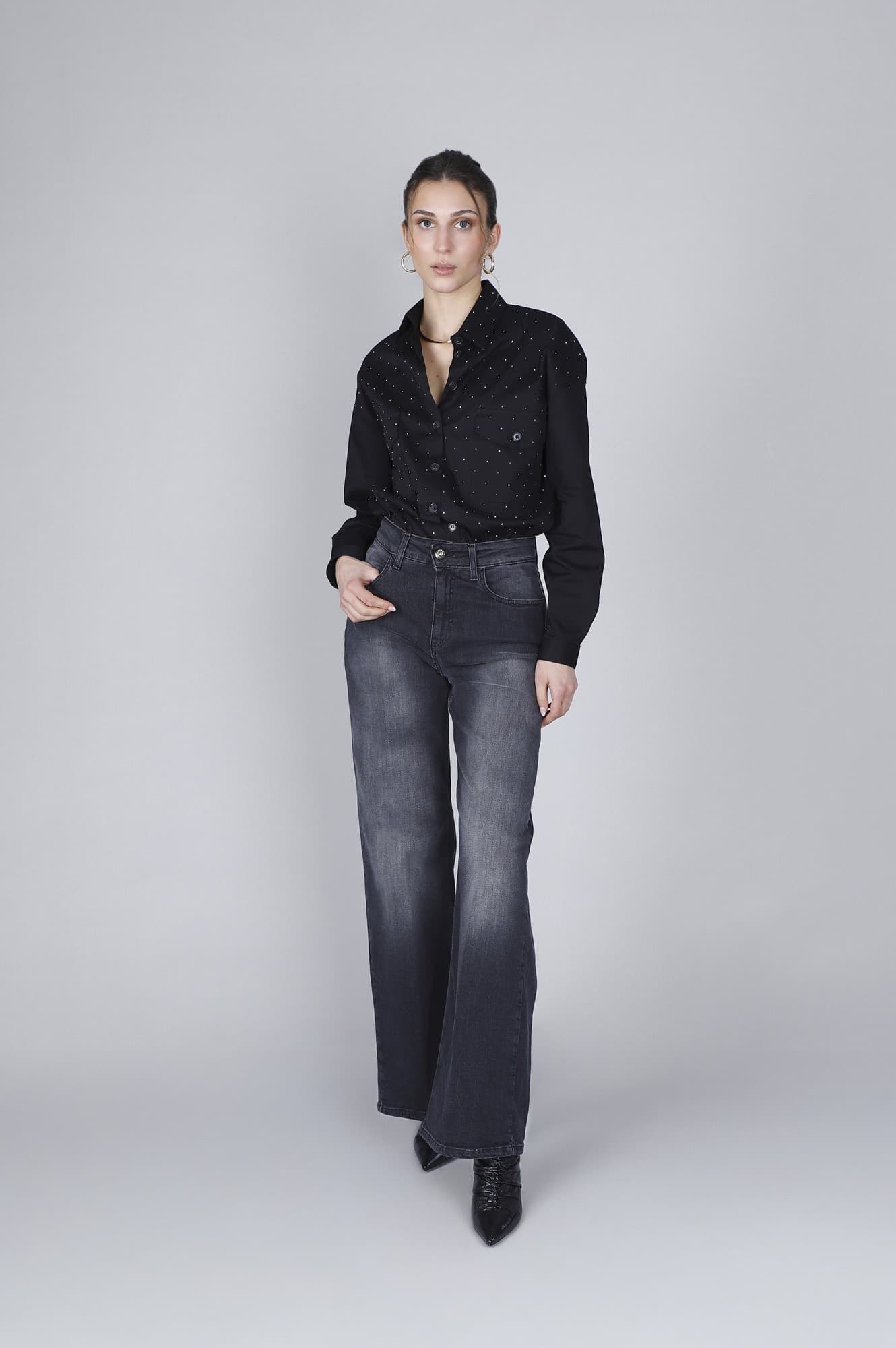DENIM WIDE LEG