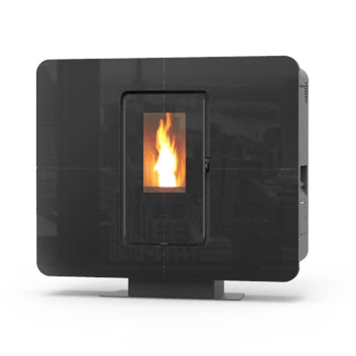 Thermorossi Termostufa a Pellet SlimQuadro Idra Cristallo 14,3 kW in Candele di accensione Masterbrico - Longobardi, commercioVirtuoso.it