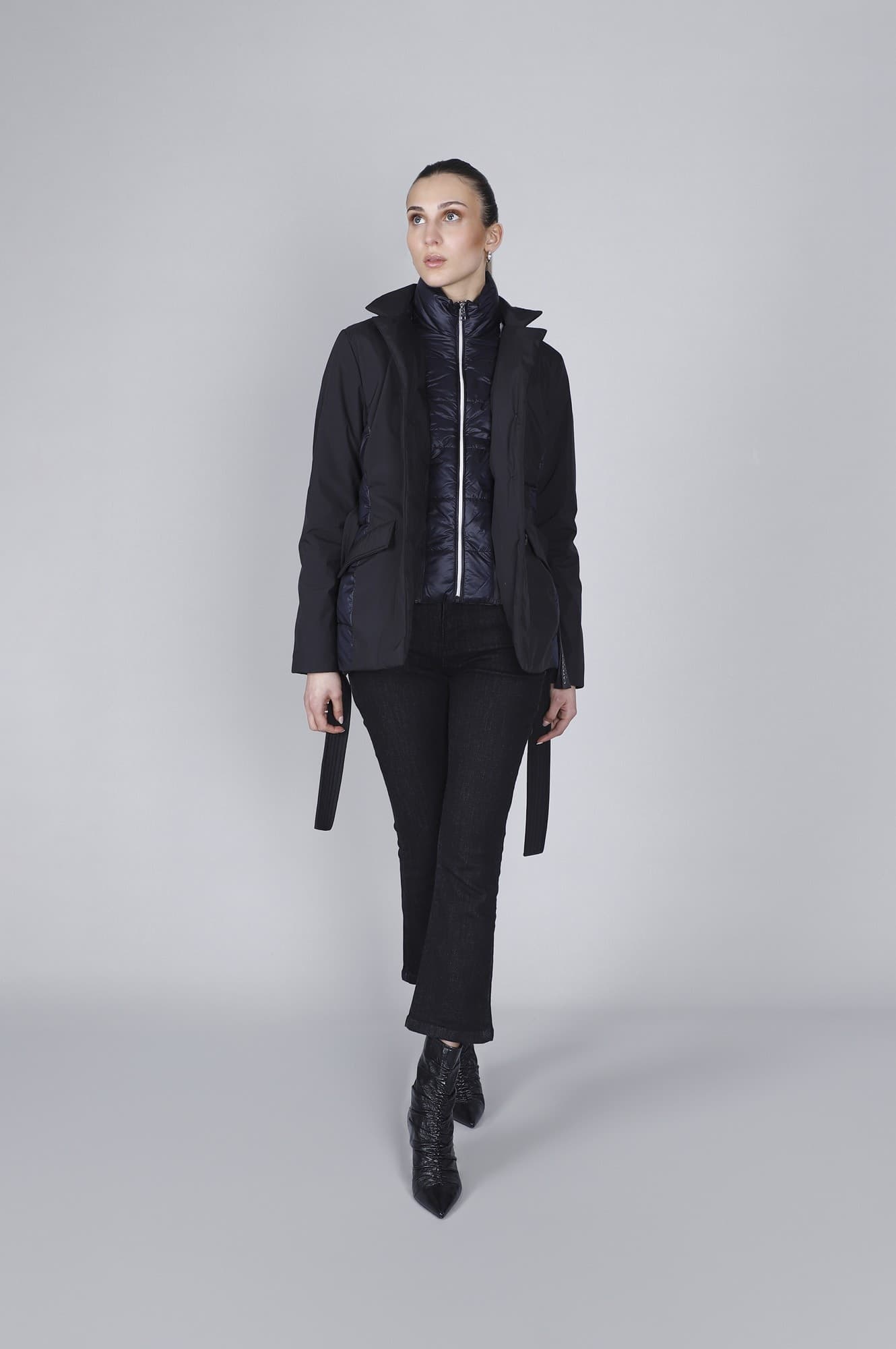 GIUBBINO BIMATERIALE
