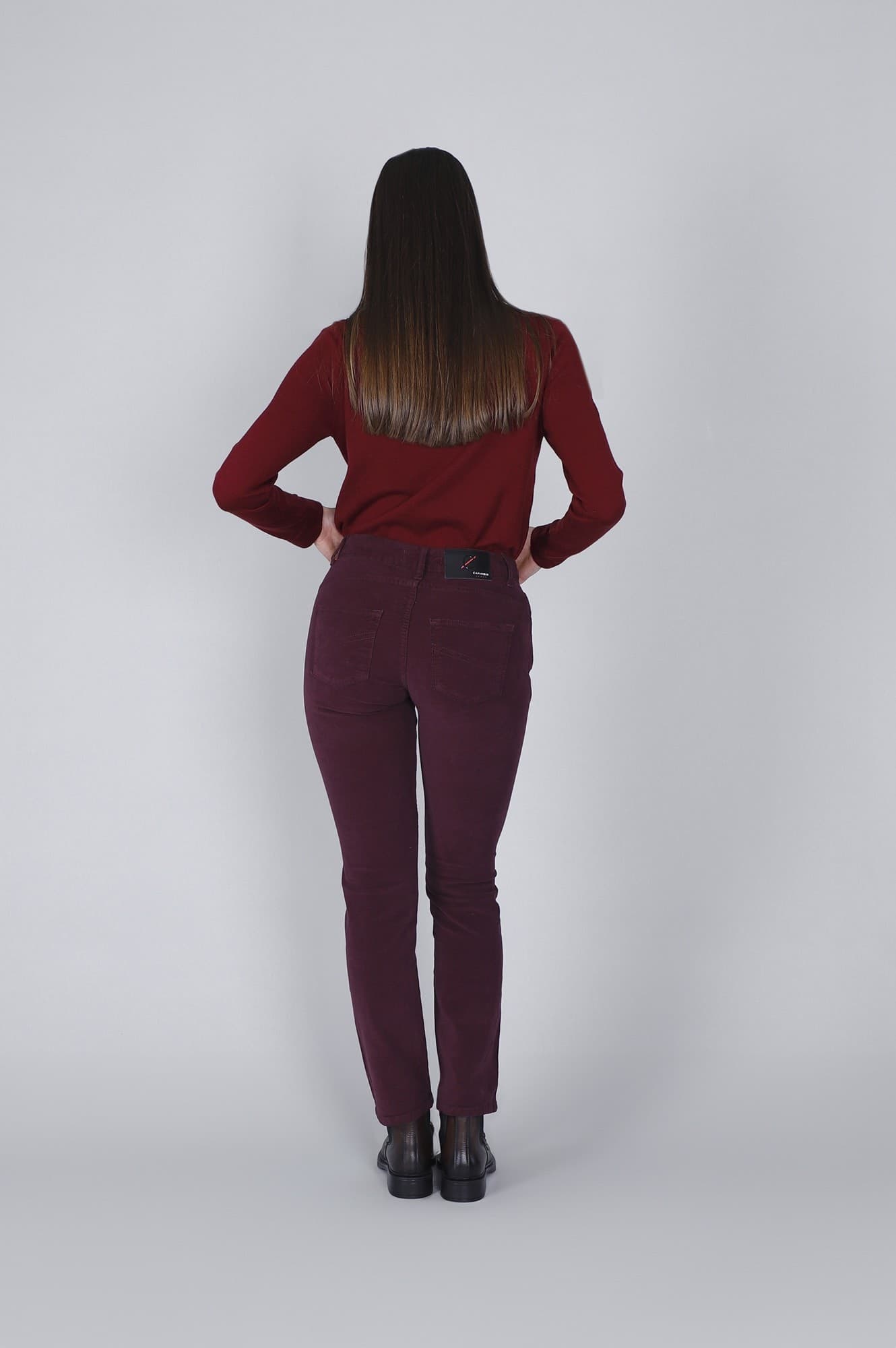 PANTALONE SLIM TINTO CAPO in Pantaloni 3A Moda Mare Sport - Bellaria Igea Marina, commercioVirtuoso.it