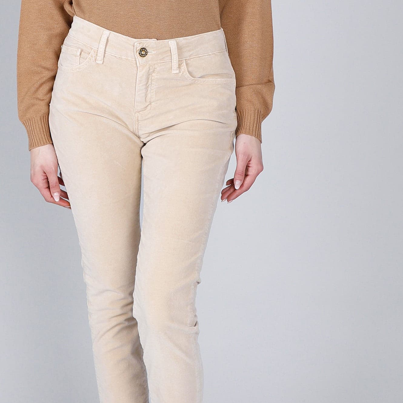 PANTALONE SKINNY TINTO CAPO in Pantaloni 3A Moda Mare Sport - Bellaria Igea Marina, commercioVirtuoso.it