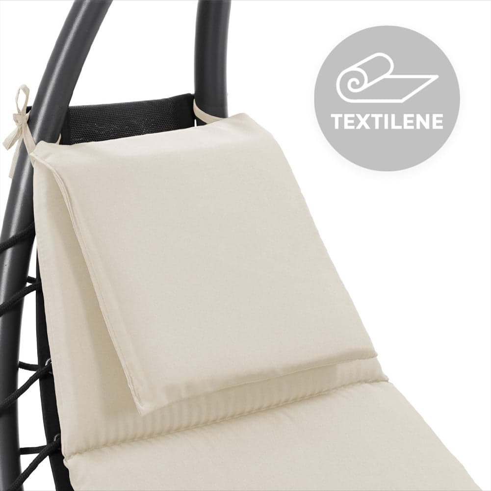 Sdraio Amaca Prendisole con Ombrellone Parasole da Giardino in Poliestere Beige in Lettini Danyx - Casoria, commercioVirtuoso.it