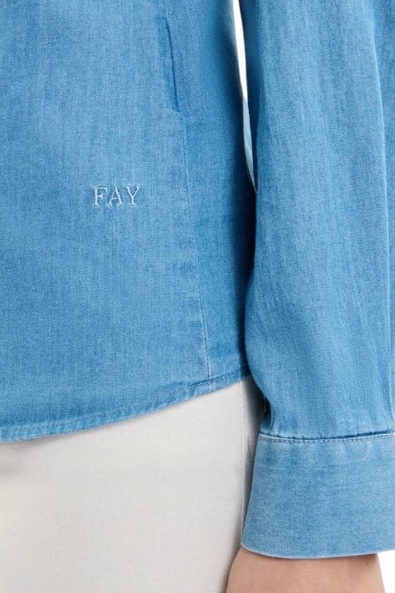 Fay Camicie Denim medio da donna in Bluse e camicie Drestige - Casamassima, commercioVirtuoso.it