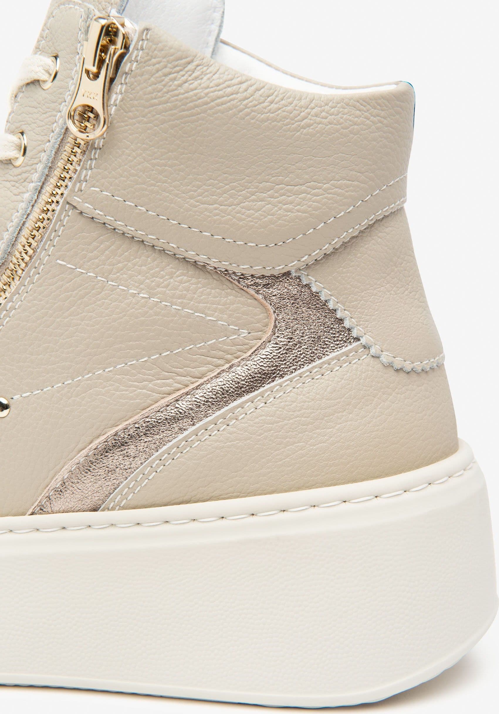 Nero Giardini sneakers donna in pelle beige I514213D412 in Sneaker casual Teresi Calzature - Marsala, commercioVirtuoso.it