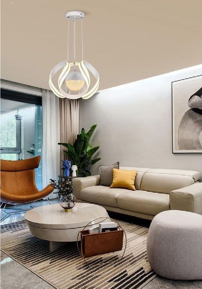 LAMPADARIO SOFFITTO SFERA MODERNO LED 78W LAMPADA LUCE CALDA FREDDA NATURALE B21 in Lampadari Trade Shop italia - Napoli, commercioVirtuoso.it