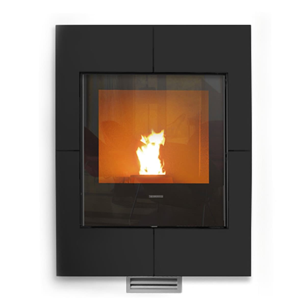 Thermorossi Termostufa a Pellet Insert Line Idra Maxi 24,7 kW in Bracieri Masterbrico - Longobardi, commercioVirtuoso.it