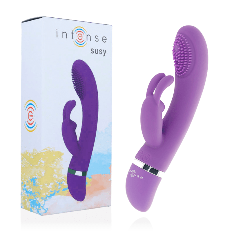 INTENSE - VIBRATORE OSCILLANTE IN SILICONE RABBIT LILLA SUSY in Vibratori Rabbit Desideria Shop - Latina, commercioVirtuoso.it