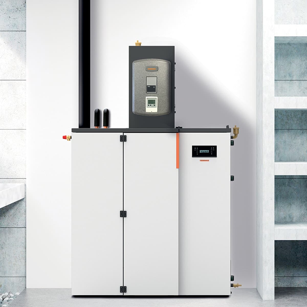 Thermorossi Caldaia a Pellet Compact Slim Integra S25 EVO 20,6 kW in Raschietti Masterbrico - Longobardi, commercioVirtuoso.it