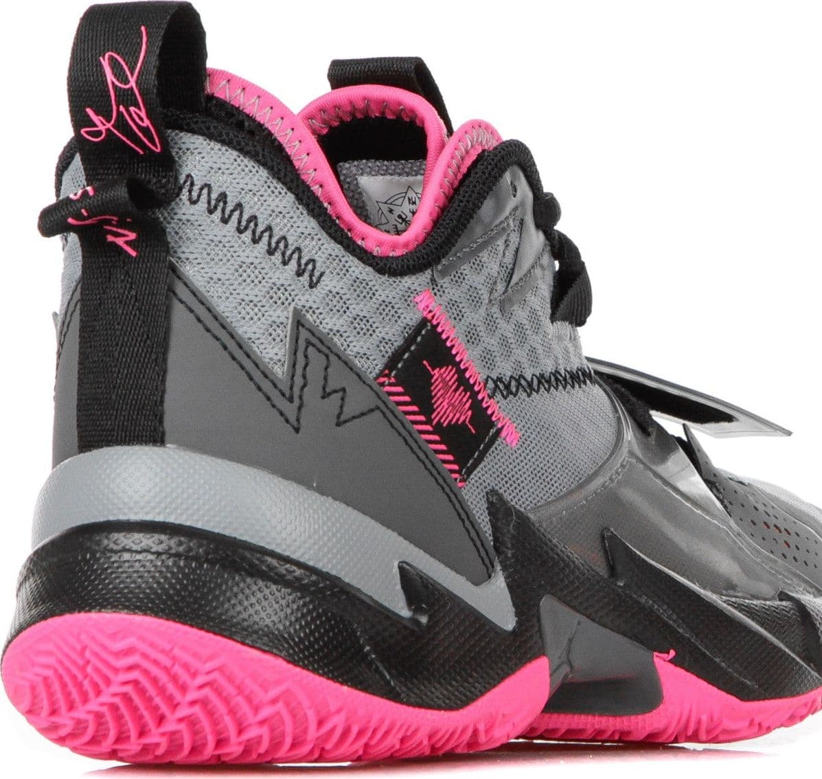 JORDAN Scarpa Alta Uomo Jordan "why Not?" Zero.3 X Russell Westbrook Particle Grey/pink Blast/black/iron Grey da uomo in Sneaker casual Drestige - Casamassima, commercioVirtuoso.it