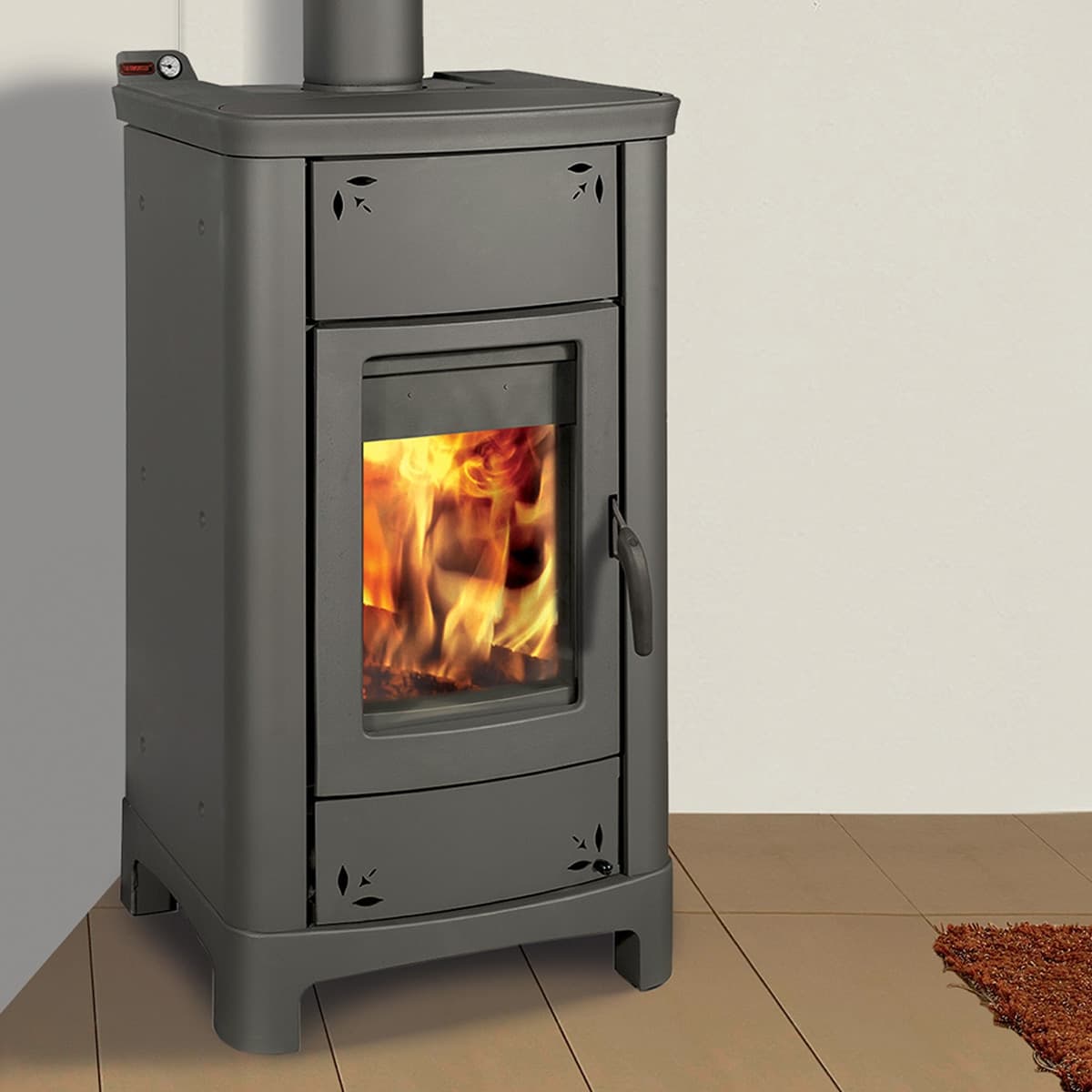 Thermorossi Termostufa a Legna Ardhea EVO5 Easy 23 kW in Forni caminetto Masterbrico - Longobardi, commercioVirtuoso.it