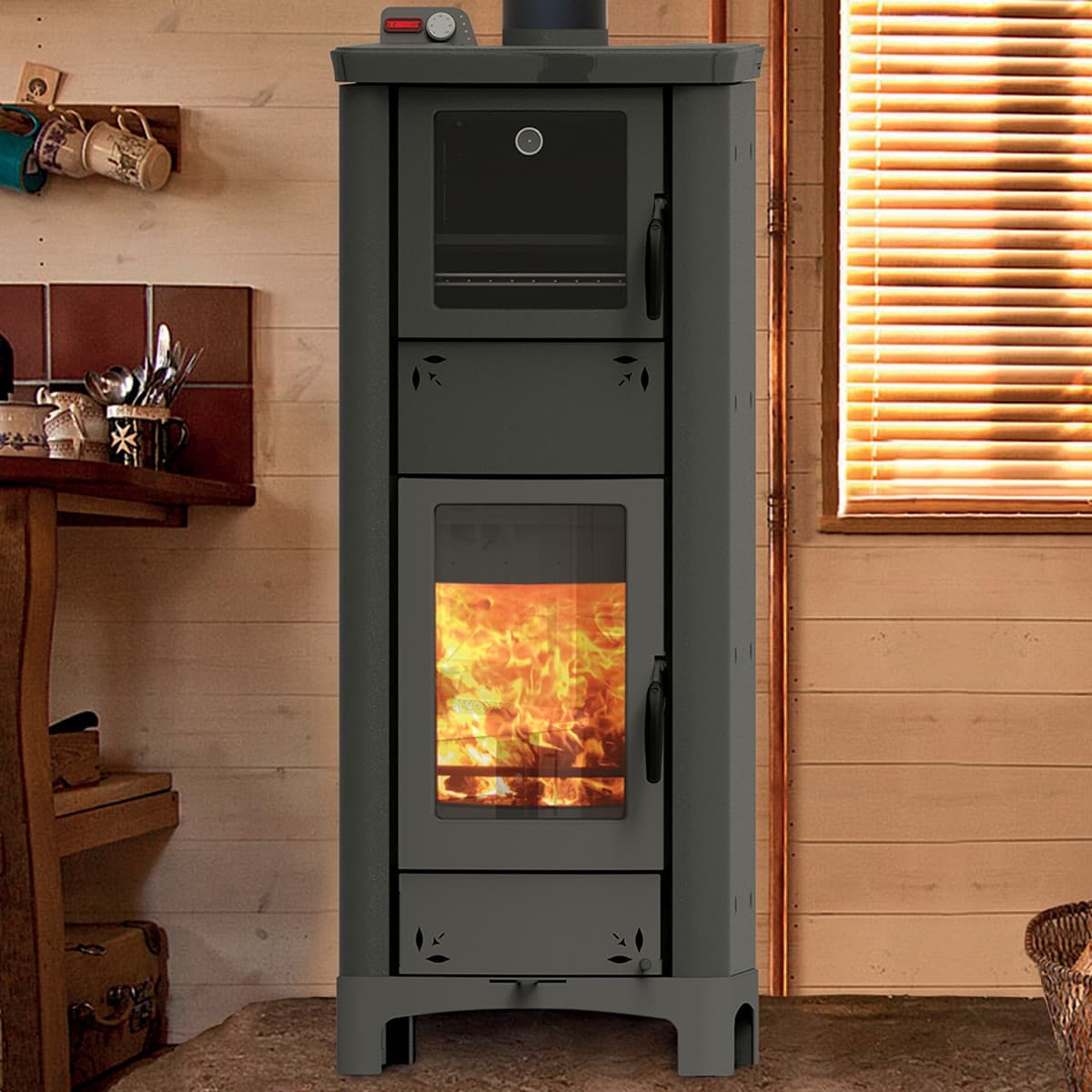 Thermorossi Termostufa a Legna Ardhea-F EVO5 Easy 23 kW in Termostati Masterbrico - Longobardi, commercioVirtuoso.it