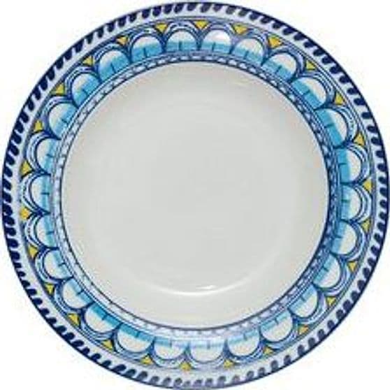 Piatto fondo Fade 55026 ORTIGIA Bianco e Blu