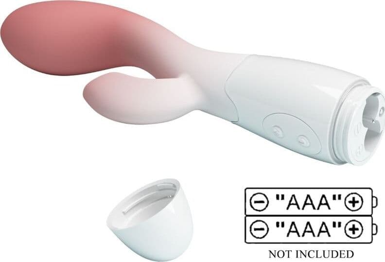 PRETTY LOVE - VIBRATORE PUNTO G LUMINOSO + STIMOLATORE CLITORIDEO 30 VIBRAZIONI ROSA in Vibratori G-Spot Desideria Shop - Latina, commercioVirtuoso.it