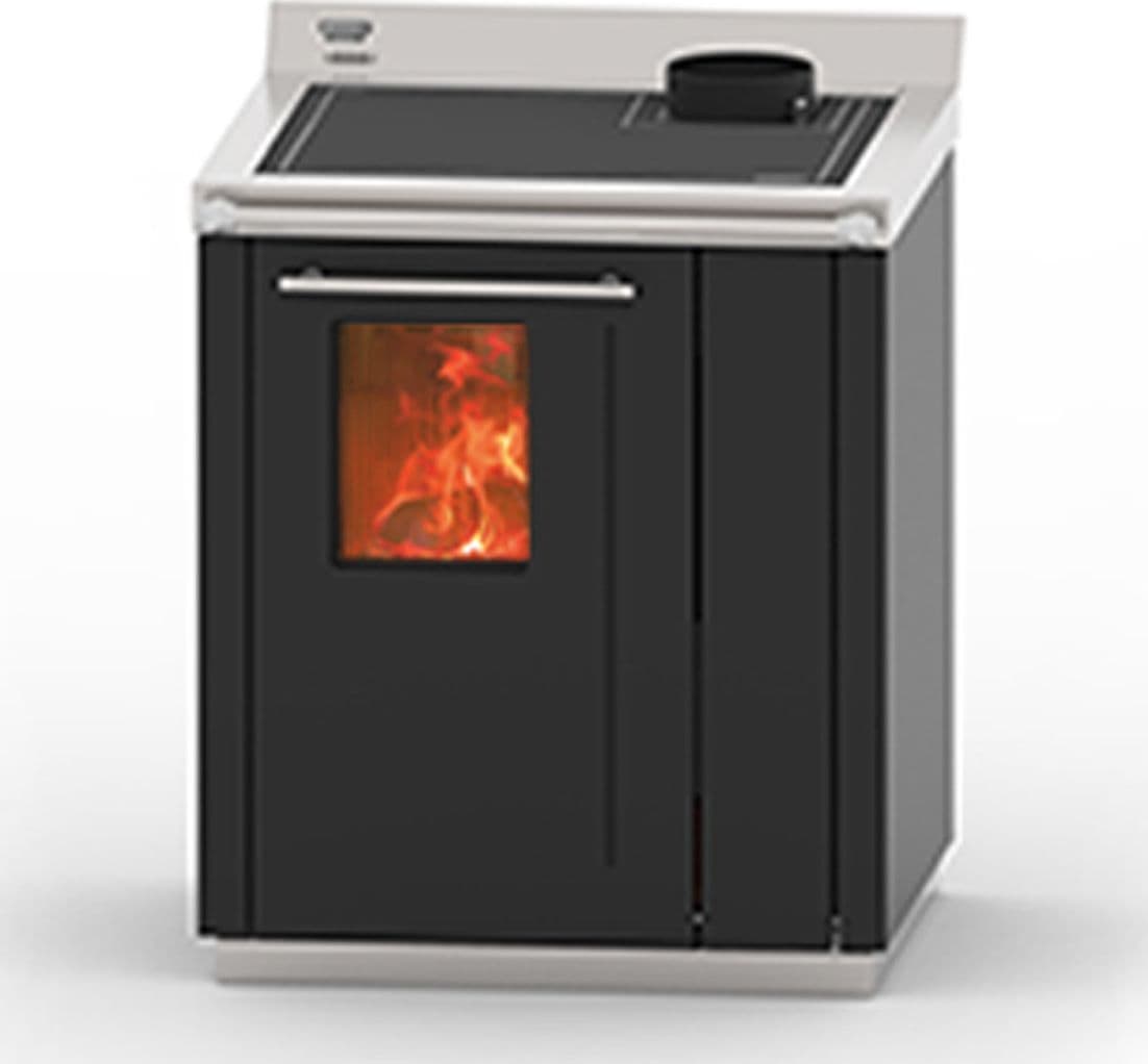 Thermorossi Termocucina a Legna Bosky 30 Square EVO5 30,5 kW in Bracieri Masterbrico - Longobardi, commercioVirtuoso.it