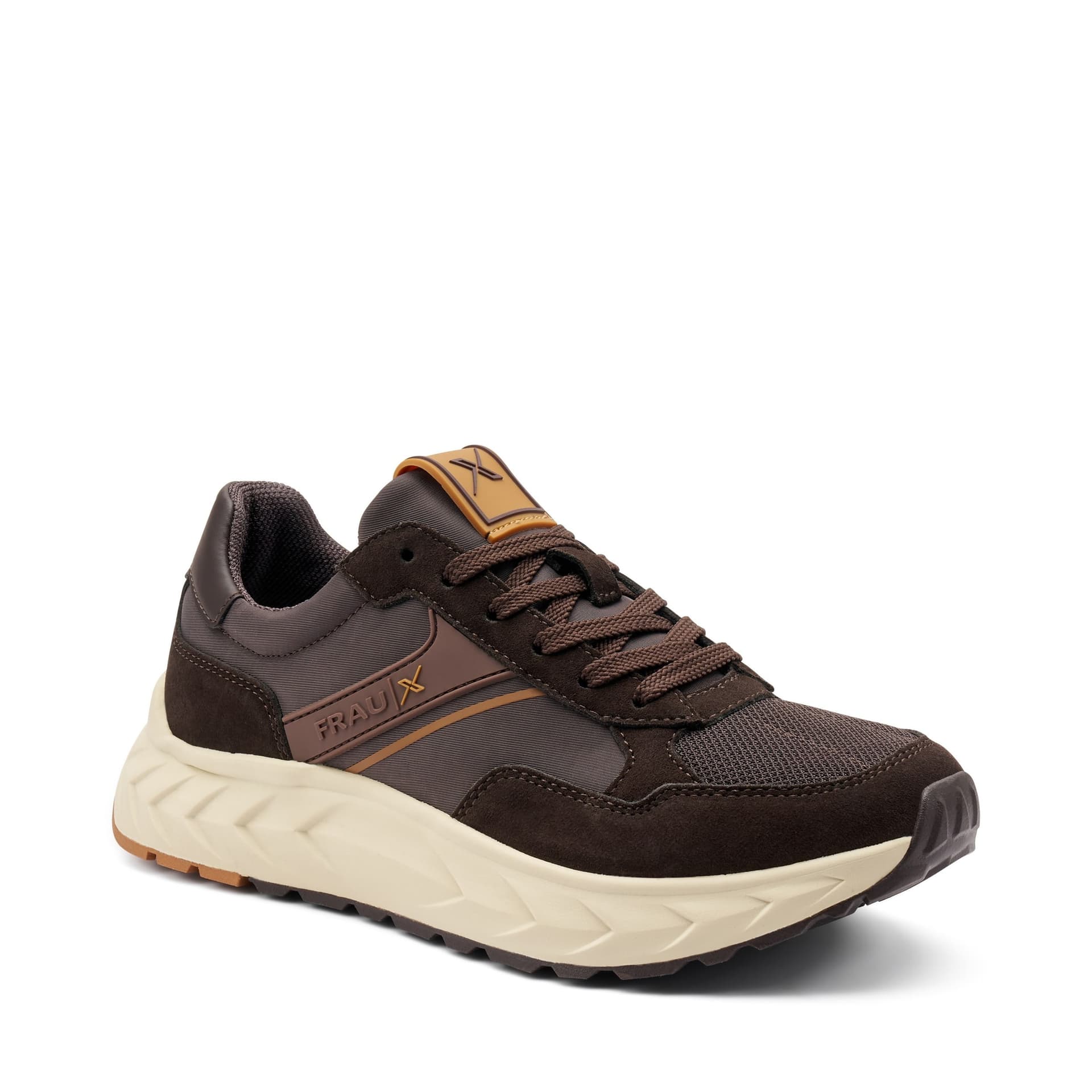Frau sneakers uomo cross hybrid chocolat X011 in Sneaker casual Teresi Calzature - Marsala, commercioVirtuoso.it