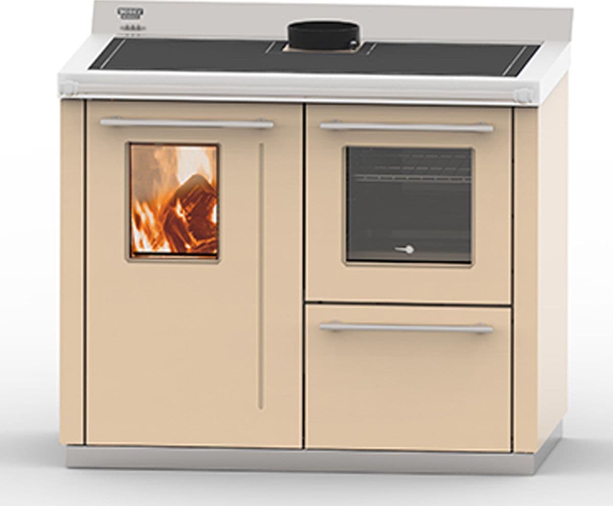 Thermorossi Termocucina a Legna Bosky F30 Square EVO5 30,5 kW in Forni caminetto Masterbrico - Longobardi, commercioVirtuoso.it