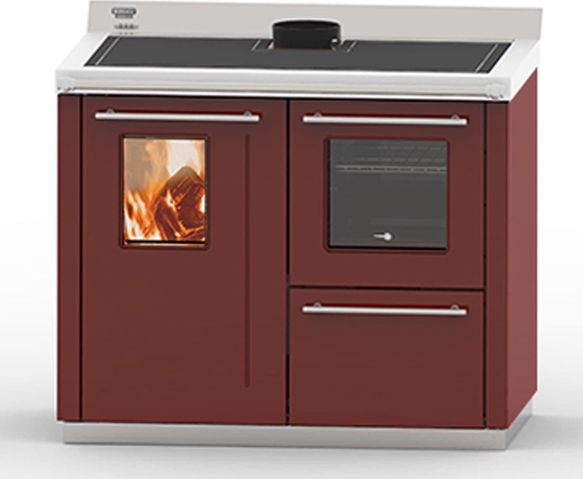 Thermorossi Termocucina a Legna Bosky F30 Square EVO5 30,5 kW in Forni caminetto Masterbrico - Longobardi, commercioVirtuoso.it