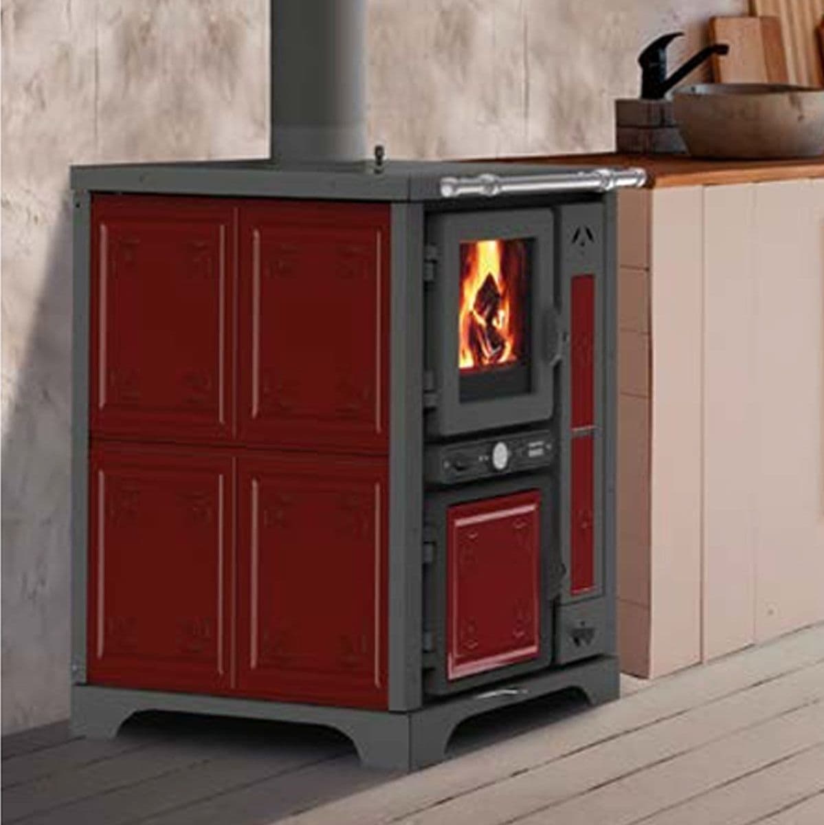 Thermorossi Termocucina a Legna Bosky Country 30 EVO5 30,5 kW in Forni caminetto Masterbrico - Longobardi, commercioVirtuoso.it
