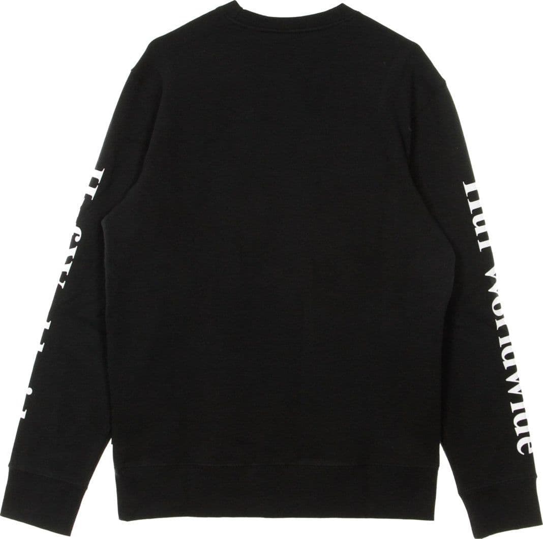 HUF Felpa Girocollo Uomo Essentials Domestic Crew Black da uomo in Felpe senza cappuccio Drestige - Casamassima, commercioVirtuoso.it
