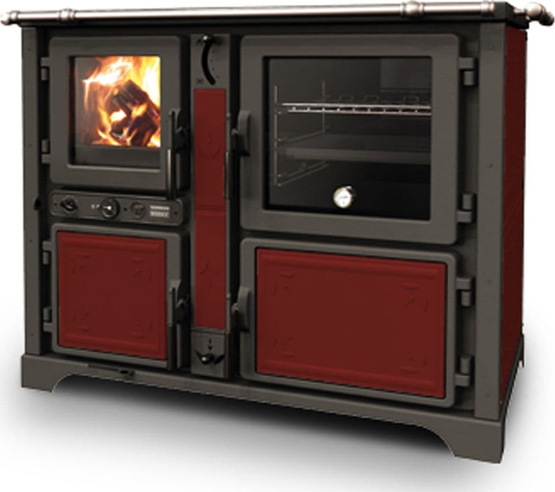 Thermorossi Termostufa a Legna BOSKY Country F30 EVO 30.5kW in Forni caminetto Masterbrico - Longobardi, commercioVirtuoso.it