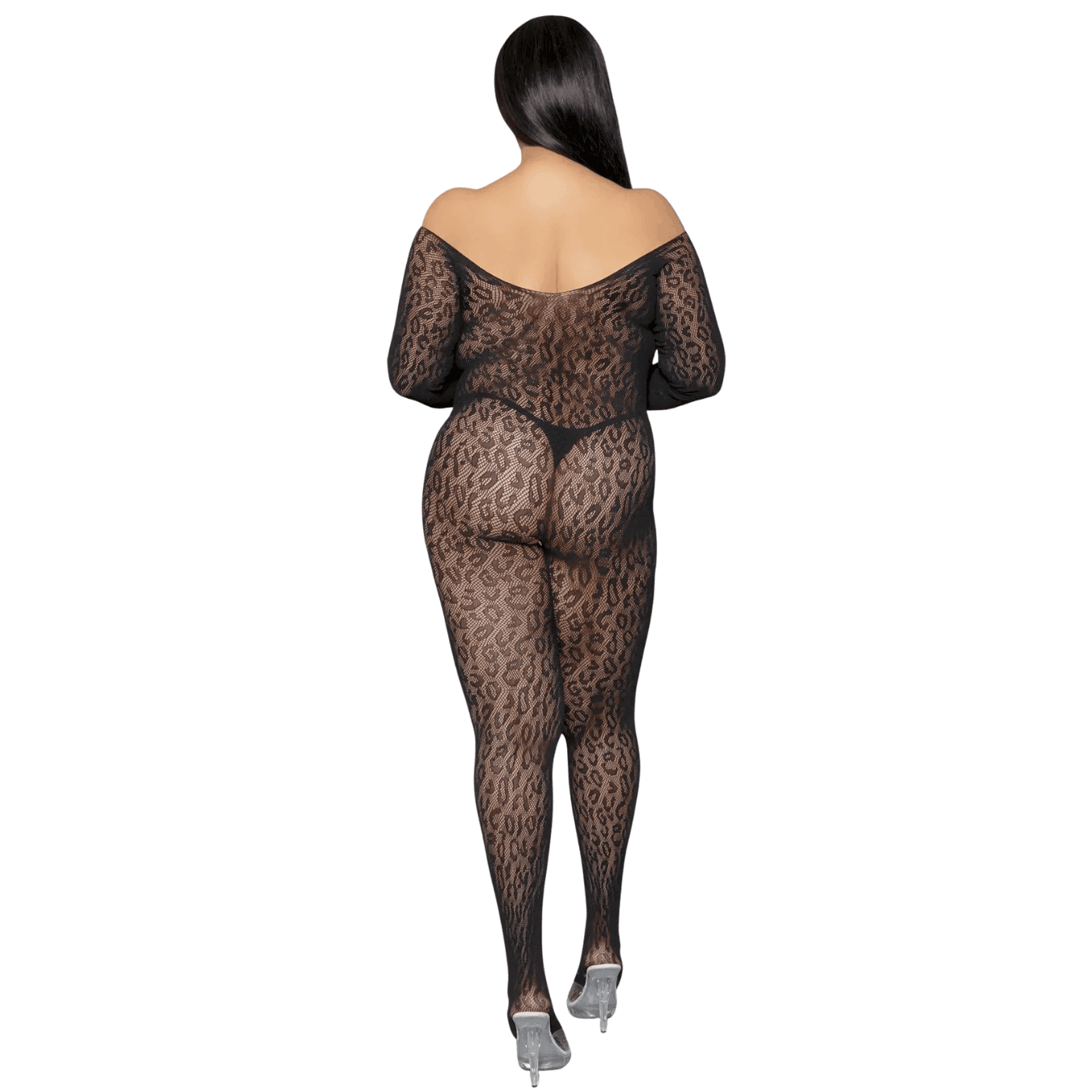 Bodystocking Sexy in Rete Catsuit Off-Shoulder con Maniche Lunghe Cavallo Aperto in Body Do You Erotic - Napoli, commercioVirtuoso.it