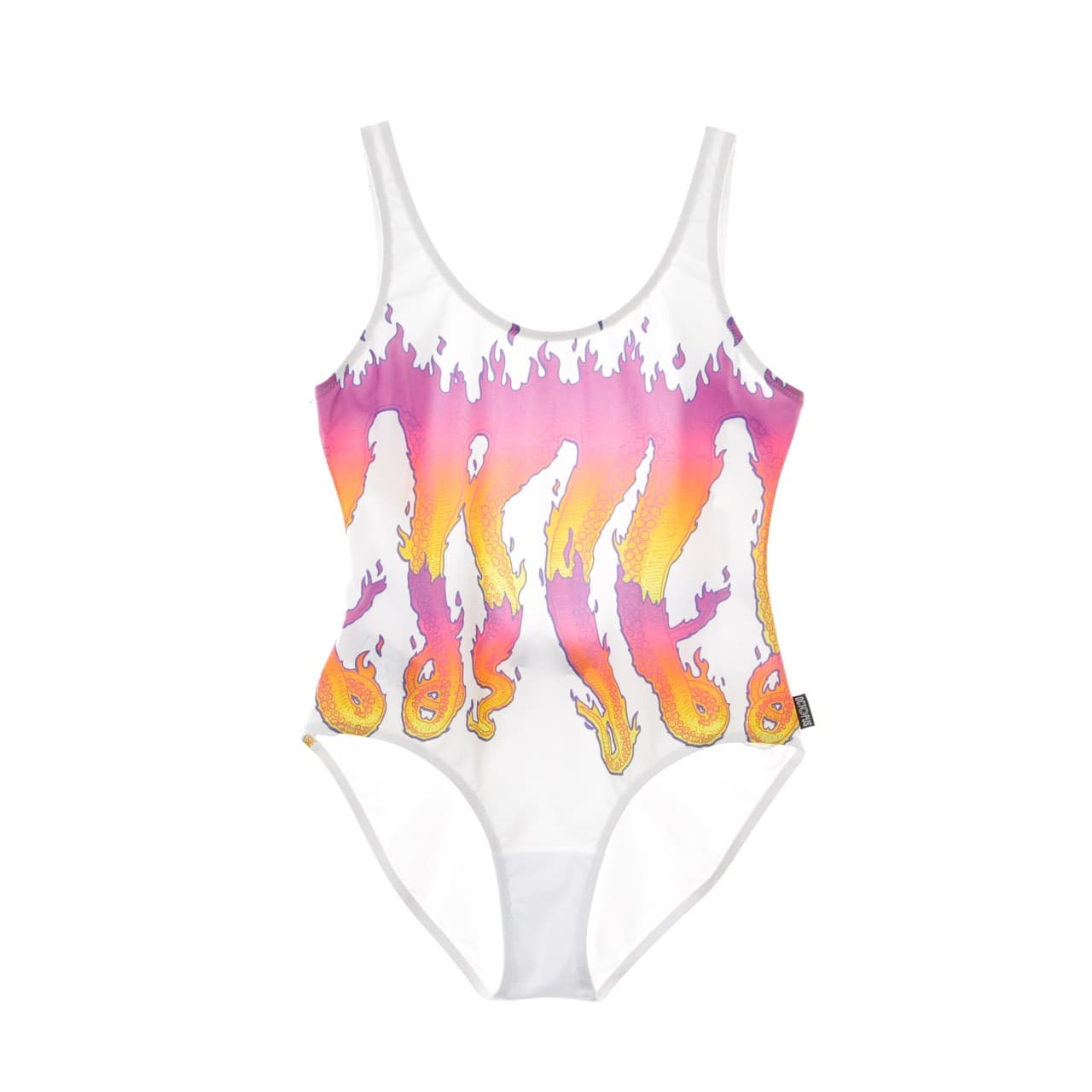 OCTOPUS Costume Intero Donna W Flames Swimsuit White da donna in Costumi interi Drestige - Casamassima, commercioVirtuoso.it