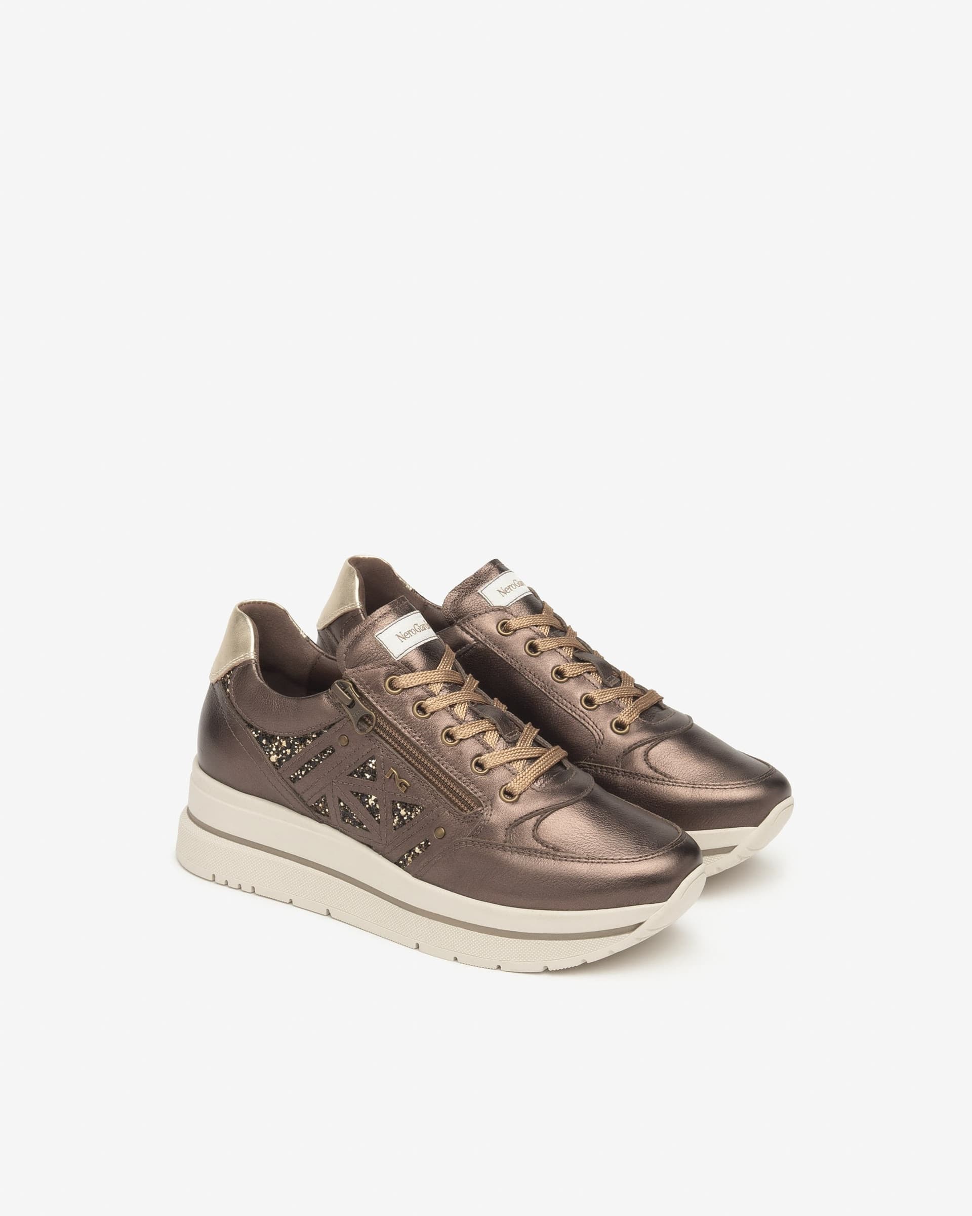 Nero Giardini sneakers donna in pelle t.moro  I514101D300 in Sneaker casual Teresi Calzature - Marsala, commercioVirtuoso.it
