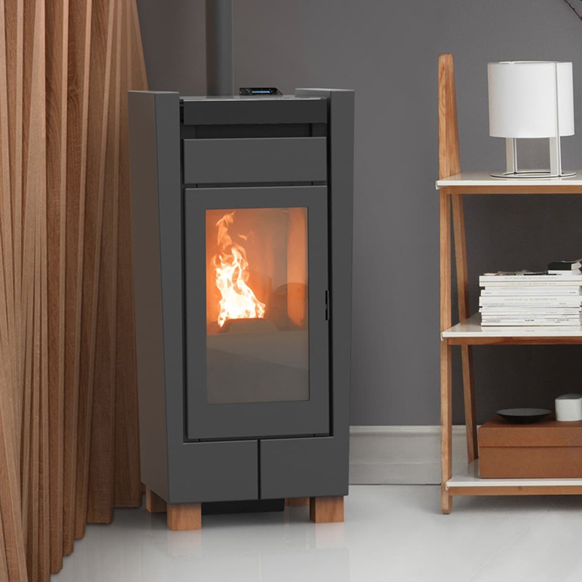 Thermorossi Stufa a Pellet Canalizzabile Mood Plus 10.2kW in Sigillanti per caminetto e forno Masterbrico - Longobardi, commercioVirtuoso.it