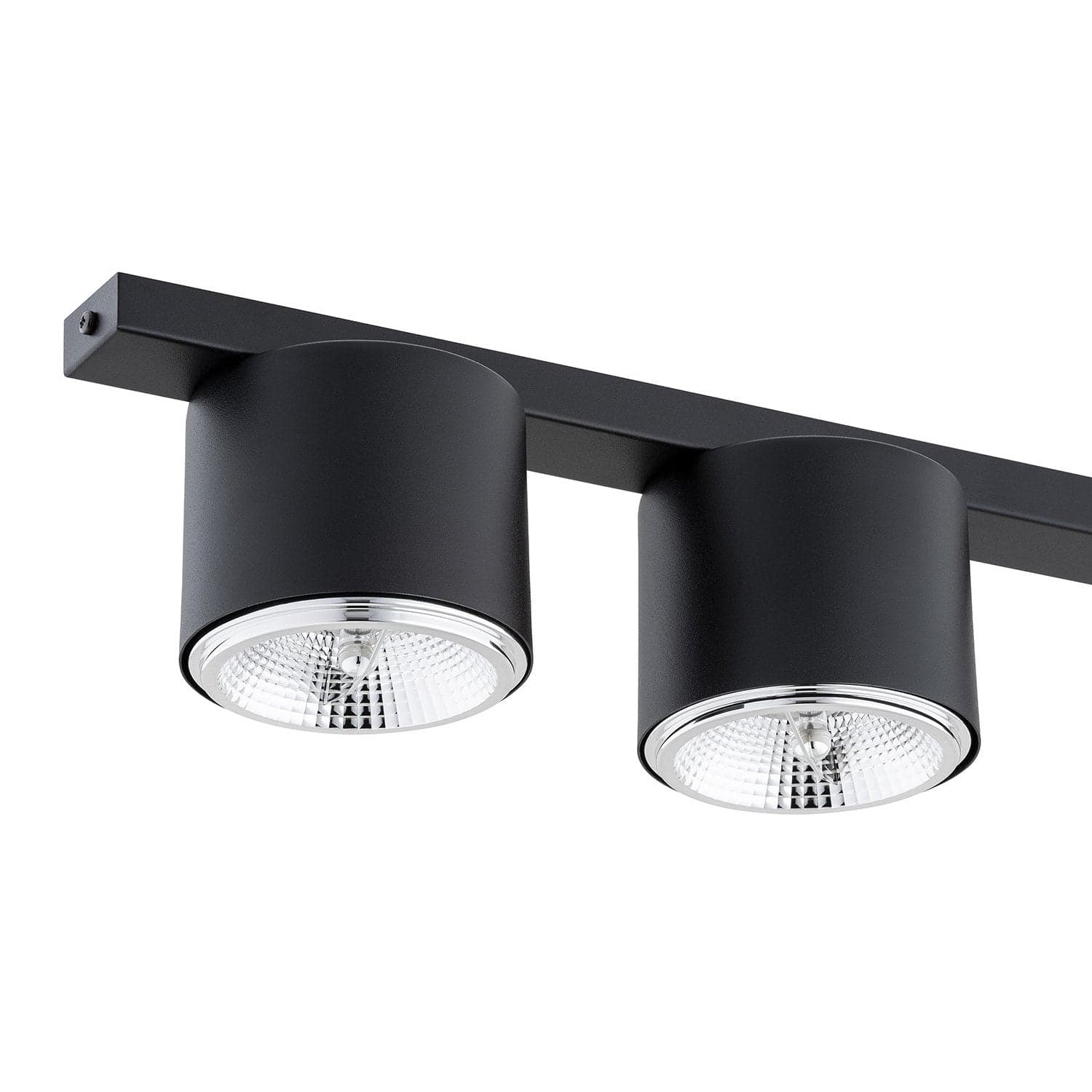 Plafoniera Moderna 3 Luci Faretti Nano In Acciaio Nero in Plafoniere LuceArt - Montecorvino Pugliano, commercioVirtuoso.it