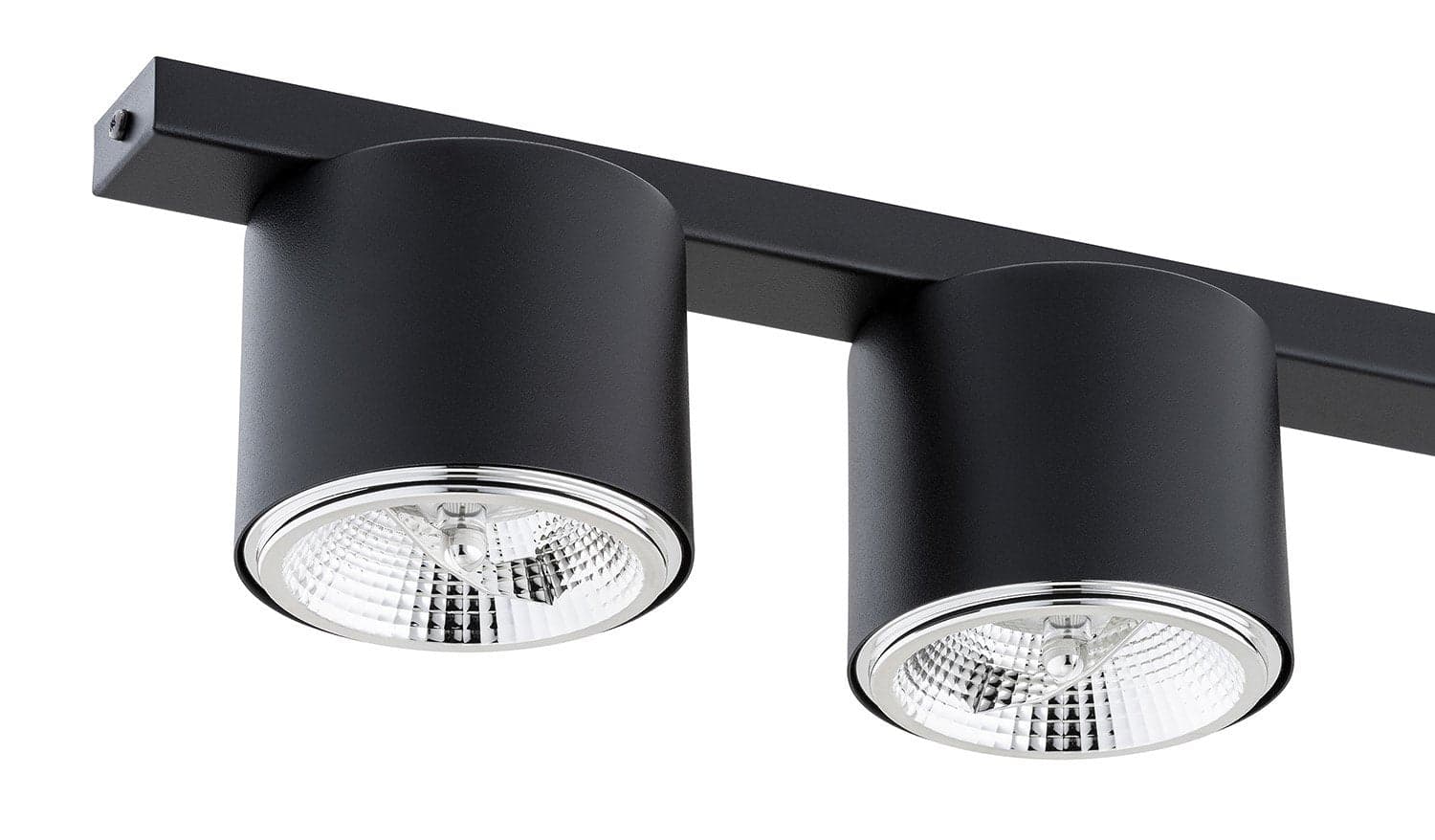 Plafoniera Moderna 5 Luci Faretti Nano In Acciaio Nero in Plafoniere LuceArt - Montecorvino Pugliano, commercioVirtuoso.it