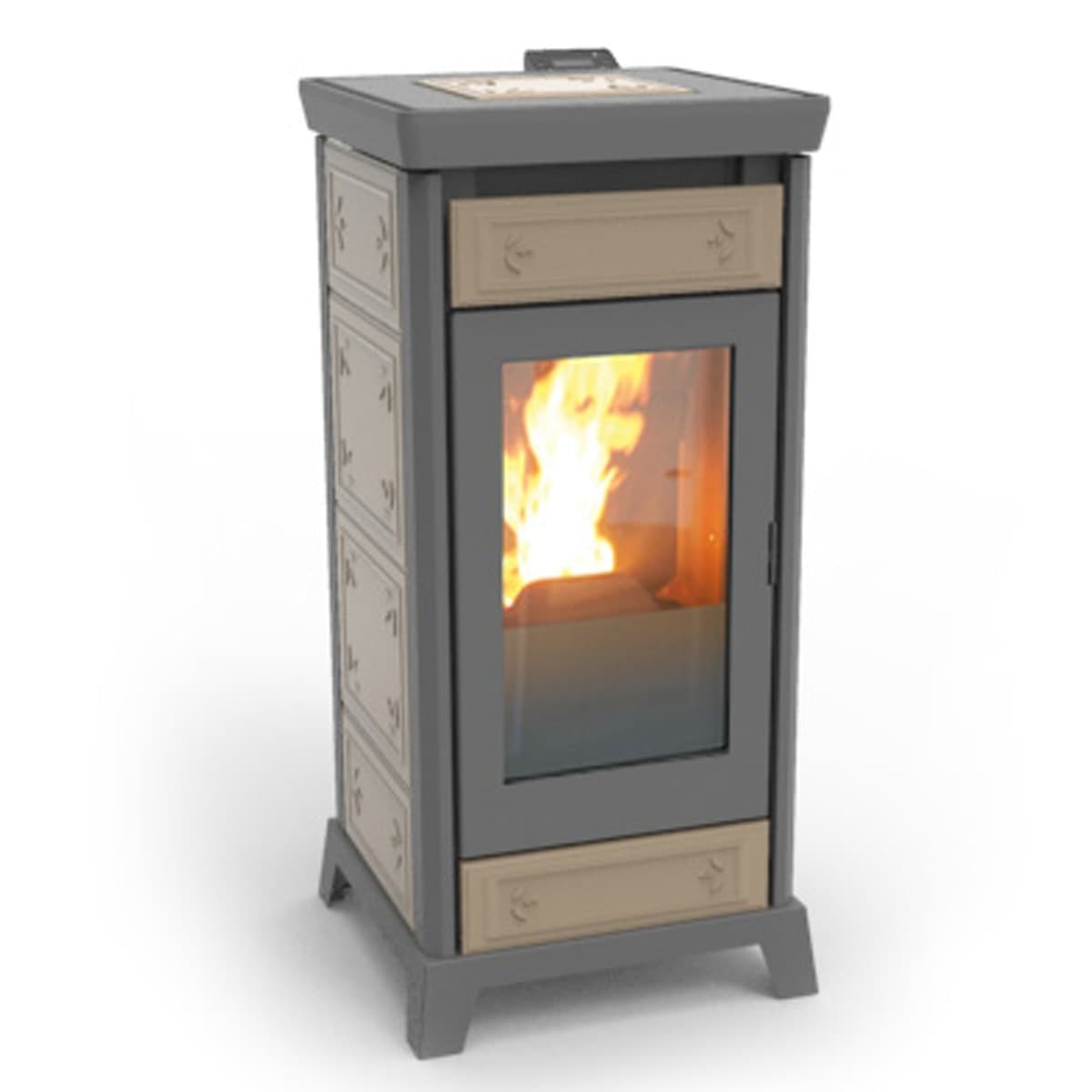 Thermorossi Stufa a Pellet Canalizzabile Kokkola Plus 10.2kW in Sigillanti per caminetto e forno Masterbrico - Longobardi, commercioVirtuoso.it