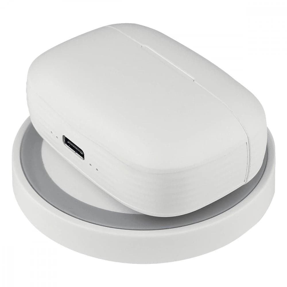 Cuffie Auricolari TWS Jive con Custodia di Ricarica USB-C&trade e Pad Caricatore a Induzione Bianco in Cuffie In-Ear Scontolo.net - Potenza, commercioVirtuoso.it