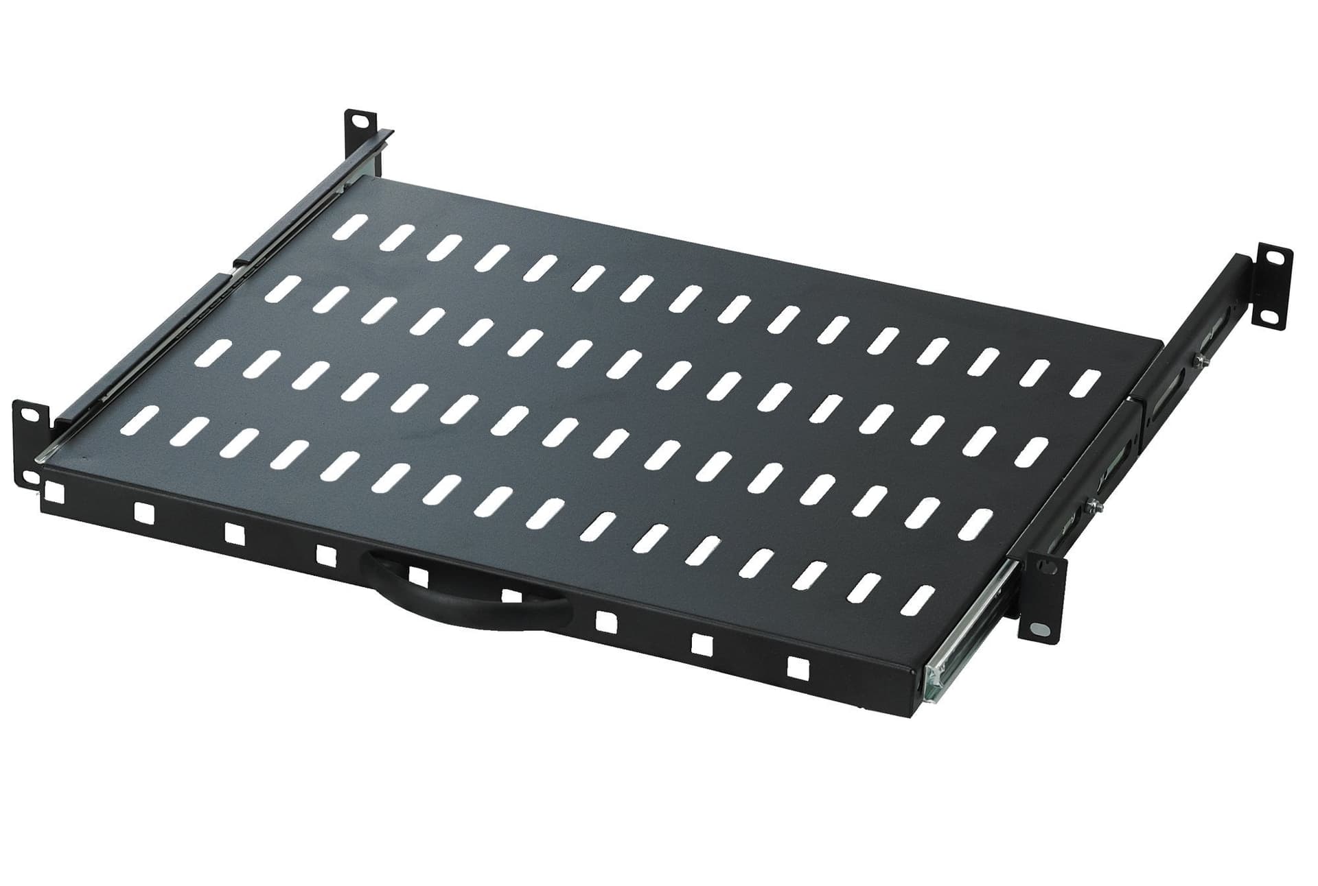 Mensola per Rack 19'' 600 mm Estraibile da 1U Nero in Mensole da angolo Scontolo.net - Potenza, commercioVirtuoso.it