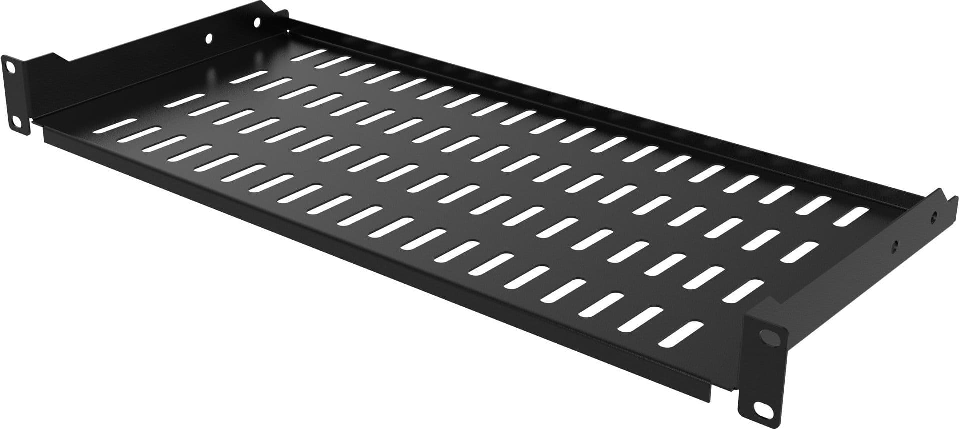 Mensola per Rack 10'' 150 mm 1U Nero 2 punti