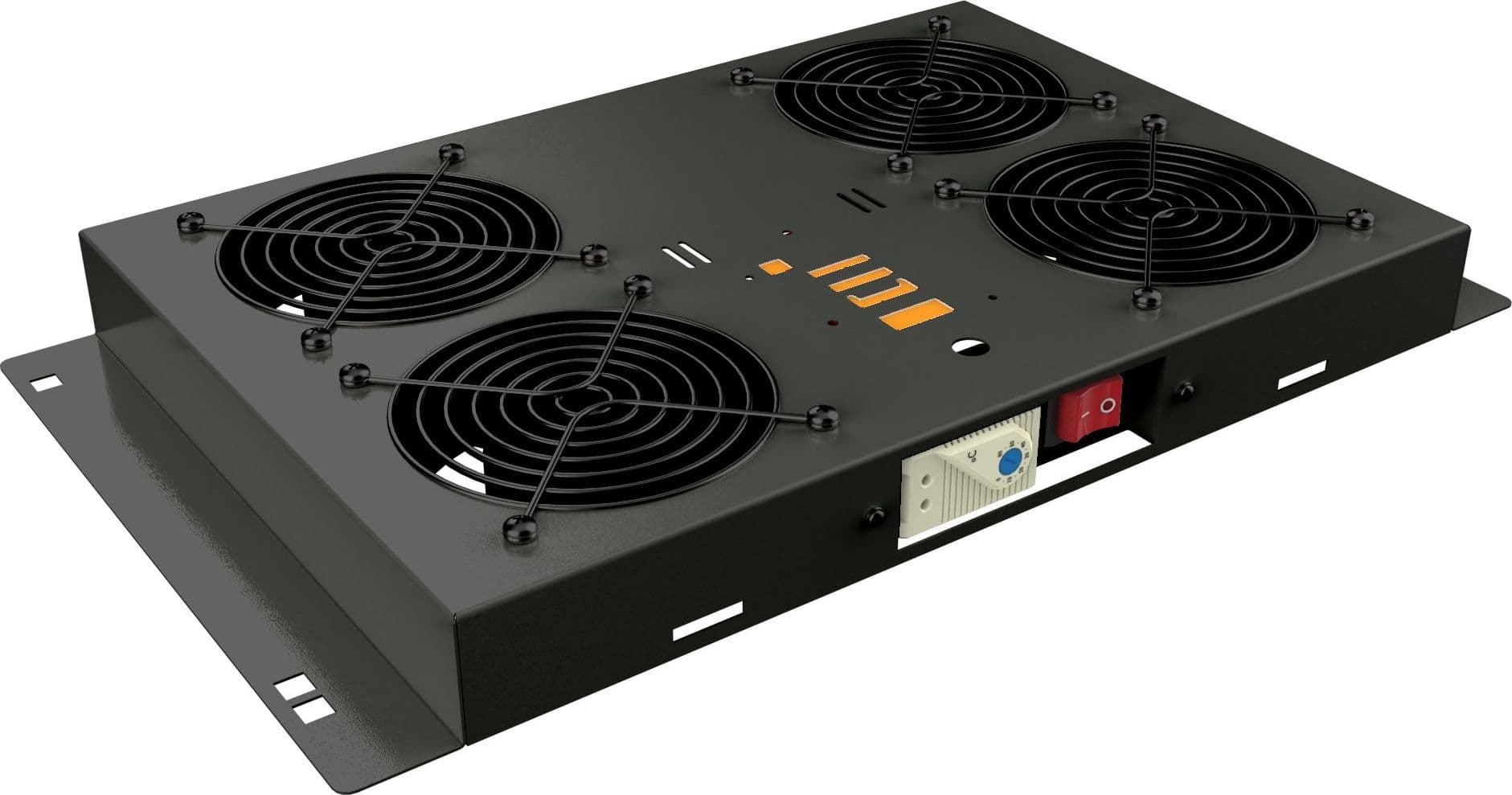 Kit di Ventilazione a Soffitto per Rack 19'' 4 Ventole Nero in  Scontolo.net - Potenza, commercioVirtuoso.it