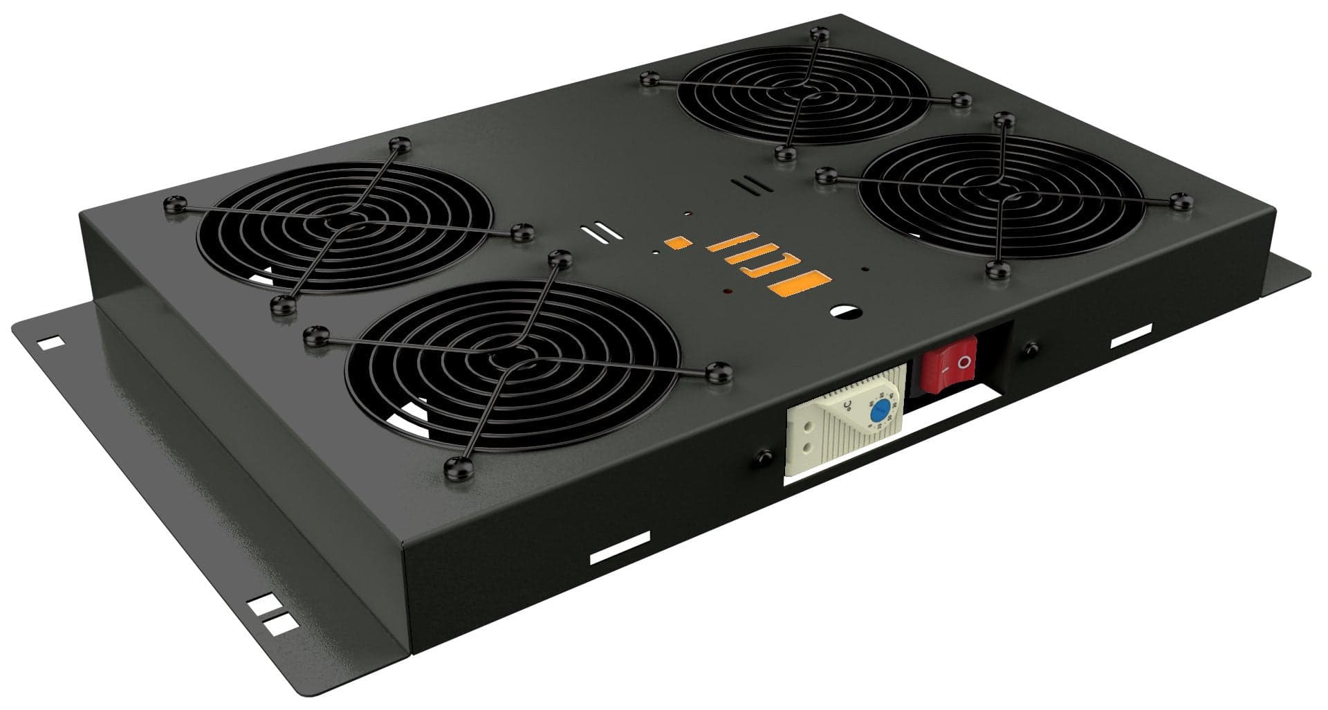 Kit di Ventilazione a Soffitto per Rack 19'' 4 Ventole Nero in  Scontolo.net - Potenza, commercioVirtuoso.it