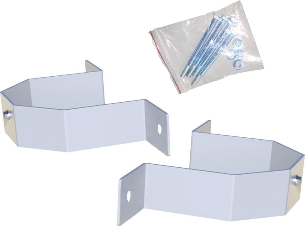 Morsetto Ottagonale per Fissaggio Accessori a Palo in Supporti per parabole Scontolo.net - Potenza, commercioVirtuoso.it