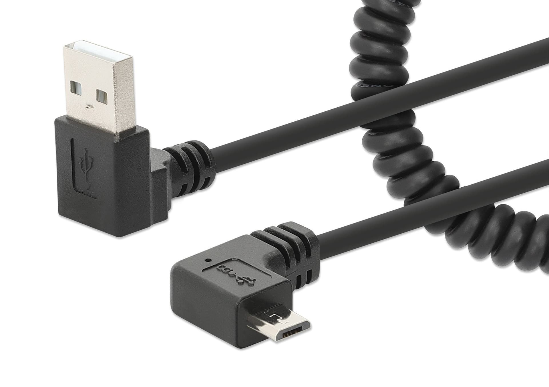 Cavo di Ricarica USB-A a Micro-USB 1m Spiralato Nero in  Scontolo.net - Potenza, commercioVirtuoso.it