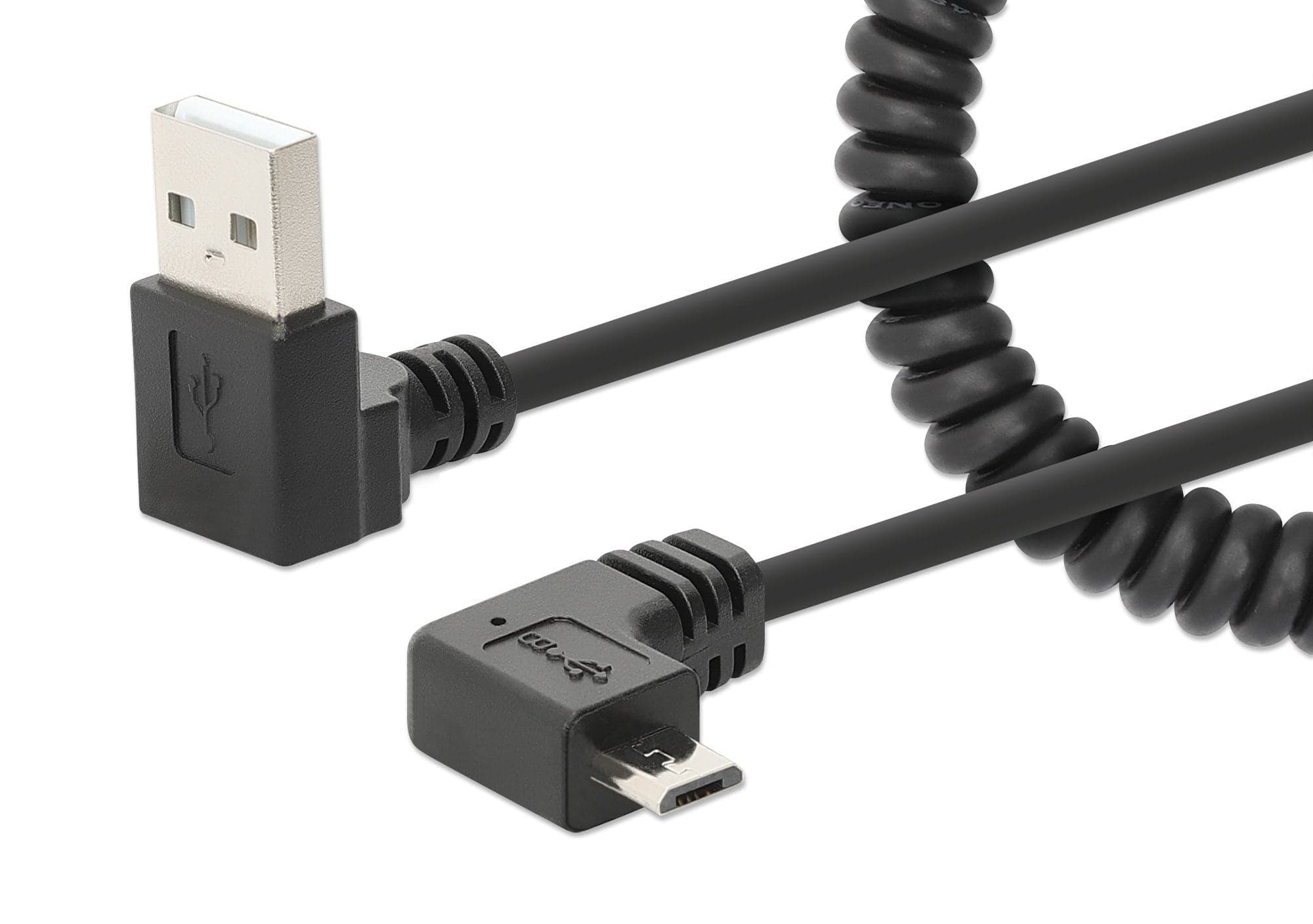 Cavo di Ricarica USB-A a Micro-USB 1m Spiralato Nero in  Scontolo.net - Potenza, commercioVirtuoso.it