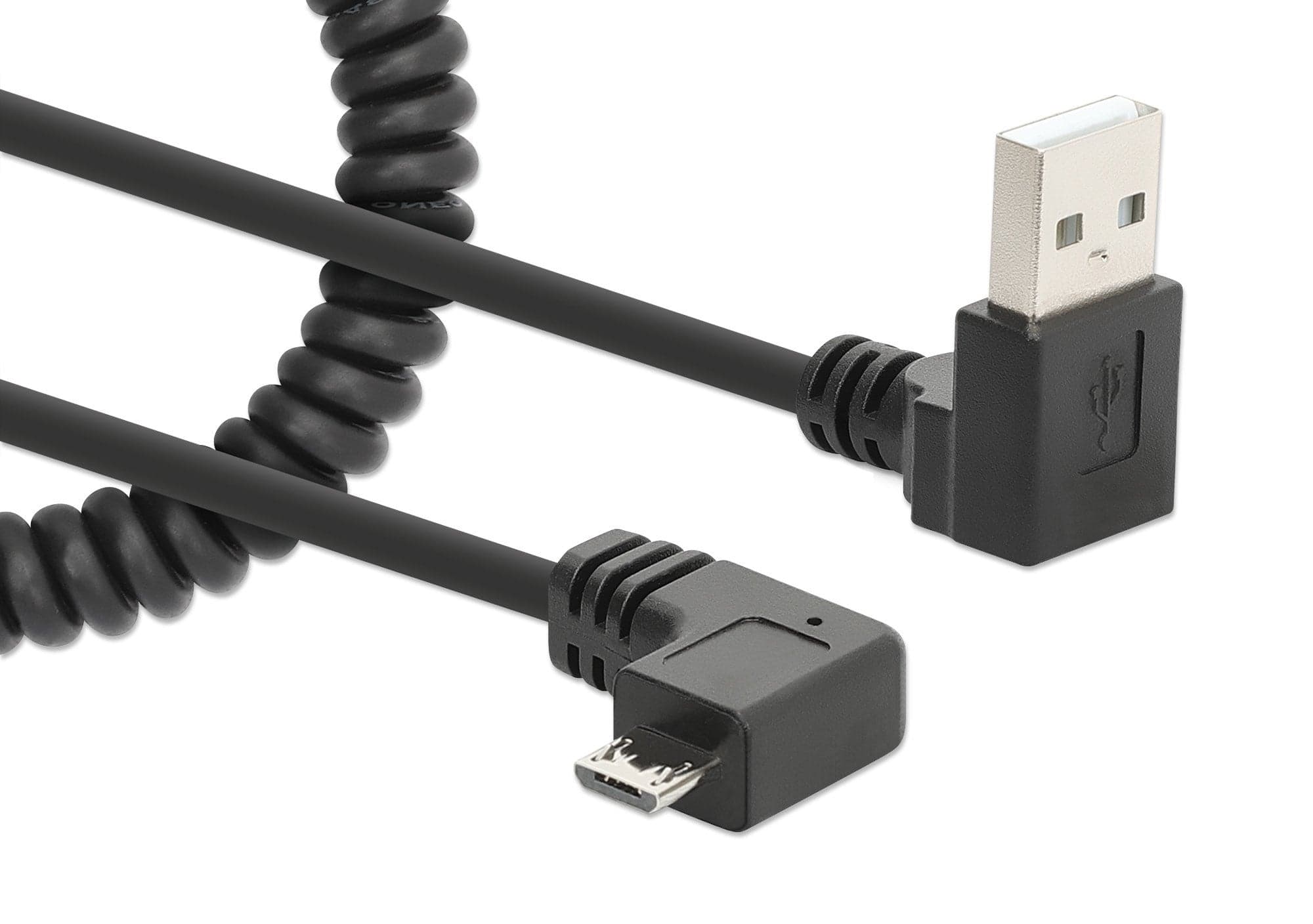 Cavo di Ricarica USB-A a Micro-USB 1m Spiralato Nero in  Scontolo.net - Potenza, commercioVirtuoso.it